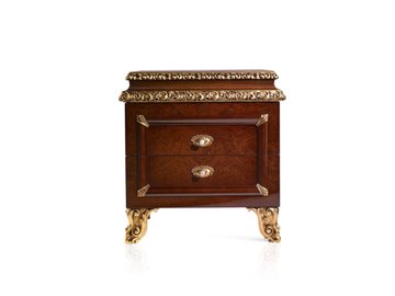 GRAND ROYAL - Rectangular bedside table with drawers by A.R. Arredamenti - view 3